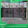 Elétrico plano aberto pátio ao ar livre porta de liga de alumínio controle remoto inteligente porta do pátio fábrica porta de entrada do parque de fábrica