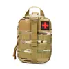Botiquín de Primeros Auxilios Táctico, Kit Médico de Emergencia Portátil, Bolsa Colgante de Camuflaje Molle, Bolsa para Ciclismo y Montañismo al Aire Libre, Bolsa para Señuelos