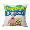 Ventas Calientes Transfronterizas Serie Bob Esponja Lino Hogar Funda de Almohada para Sofá Dormitorio Almohada Estampado por un Lado