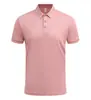Fábrica de origem Camisetas Polo para mulheres, algodão de seda gelada respirável Camisetas Polo masculinas com gola, Camisetas Polo com logotipo impresso personalizado