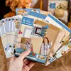 Señor. Colección de Papel Carta de Paper: Estilo Diario, Pintura Relajada de Medio Día, Papel de Carta de Alto Valor, Pegatinas Selladoras para Sobres, Regalos Navideños