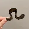 Pinza Grande para el Cabello con Alto Volumen, Aspecto de Alta Gama, Pinza para el Cabello con Moño Mediano, Pinza Grande Acrílica Sencilla, Accesorio para el Cabello para Mujer