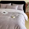 Juego Sencillo y Lujoso de 60 Piezas, Tejido Grueso Jacquard Estampado en Relieve, 100% Algodón, Clase A, Apto para Bebés, Adecuado para Dormir Desnudo, Ropa de Cama con Funda de Edredón