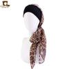 Novas senhoras chiffon fita cachecol chapéu chapéu elástico headband chapéu moda europeia e americana