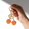 Chaveiro de Cereja Popular Transfronteiriço Joia Pingente de Cereja Multicor Simulada Pingente de Bolsa da Moda Chaveiro de Cereja