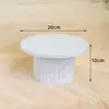 Nuevo Estante Blanco para Mesa de Postres Madera Acrílico Blanco Soporte de Exhibición para Mesa de Postres Decoración de Mesa