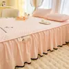 Falda de Cama Acolchada de Algodón de Soja Clase A Pieza Única 2025 Nuevo Protector de Colchón Simmons Cubierta de Cama Estilo Falda de Cama Juego de Tres Piezas