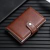 Estojo de cartão de metal antifurto RFID para celular cartão de crédito caixa de metal de alumínio posição de cartão masculina bolsa de cartão de metal prateada suporte de cartão atacado