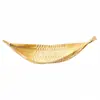 Prato Artesanal em Formato de Barco de Bambu para Decoração de Sashimi Japonês, Pá de Bambu, Cesta de Bambu, Cesta de Sobremesa, Prato Especial de Bambu, Mini