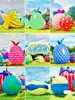 Modelo de Ar Inflável de Desenho Animado Personalizado Grande Flor Luminosa Coração Nuvem Balão de Ar Quente Pelúcia Capivara Mascote