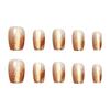 Âmbar Marrom Dourado Olho de Gato Alta Qualidade Elegante Estilo Girly Estilo Irmã Real Clareamento Manicure Estilo Curto 30-t Manicure Usável