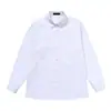 Camisa branca de manga curta masculina moda verão casual terno camisa de polegada uniforme de classe estudantil camisa interna DK manga longa