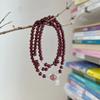 Pulseira Flor de Pessegueiro Estilo Ins para Mulheres, Luxo Leve de Verão, Temperamento Requintado, Pulseira Super Fada para Melhor Amiga, Presente Estilo Princesa para Namorada
