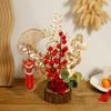 2024 Ano Novo Festival da Primavera Ano Novo suprimentos decoração decoração de mesa inauguração de casa abertura de frutas da fortuna Holly Red Fruit Atacado