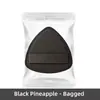 Esponja de Polvo Negra Piña Esponja Almohadilla Malvavisco Base Líquida Corrector Esponja de Maquillaje de Doble Uso Seco y Húmedo Caja de Esponjas Set