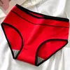 Ropa Interior Nueva para Niñas de Algodón Puro Deportivo de Cintura Alta, Sencilla y Cómoda, Sin Costuras y Transpirable, Calzones para Mujeres Jóvenes
