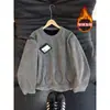 Moletom Masculino Céu Estrelado Gola Redonda 2026 Novo Estilo Estilo Americano Forrado com Fleece Peso Pesado Outono Inverno Jaqueta com Estampa de Zebra