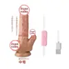 Dispositivo de Masturbación Femenina Juli'An con USB Retráctil y Oscilante para Lamer la Lengua, Dildo Totalmente Automático con Simulación de Carne Suave