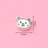 Pulseira de Prata 925 Feminina Homem-Pão de Gengibre Urso Desenho Animado Ins Design de Nicho Fofo 2022 Novas Acessórios de Prata