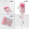 Ferramenta de enxerto de cílios Crystal Rod Escova de cílios descartável 100 espiral Maquiagem Escova Sobrancelhas Rímel Dual Use