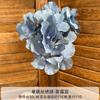 Hortensia Individual Flor de Simulación para Boda Hortensia Pastoral Flor Falsa Hotel Boda Auditorio Fila Decorativa Flor para Camino Flor Insertada de Fábrica
