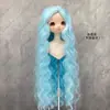 {Peruca Lucy} Nova pré-venda BJD Médio Cachos à Mão 3 Pontos 4 Pontos 6 Pontos Bebê Gigante Xiong Mei Wa Cabelo Falso Liso