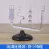 Recipiente de Vidro com Base Ensino Fundamental Mecânica Física Pressão de Líquidos Equipamento Experimental Instrumento de Ensino J2140 Ensino