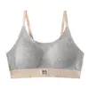 Ropa Interior Transfronteriza Sin Costuras y Sin Varillas, Minimiza Busto Grande, Recoge y Levanta, Sujetador Deportivo para Estudiantes, Anticaída, Delgado y Transpirable