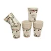 Vajilla Desechable Fiesta de Cumpleaños Platos de Papel Vasos de Papel Estampados en Oro Set de Platos de Papel Suministros de Decoración para Fiestas Transfronterizos en Stock