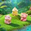 Micro paisagem Bonsai Zodiac cor resina ornamentos Rato Boi tigre Coelho dragão cobra cavalo ovelha macaco galinha cão porco artesanato