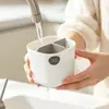 Suministro Transfronterizo de Portacepillos de Dientes de Plástico para Baño, Estante de Almacenamiento de Cepillos de Dientes de Color Sólido, Portacepillos de Dientes, Al por Mayor sin Taladro