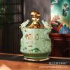 Botella de Vino Vacía de Cerámica Jingdezhen 2.5kg Tarro Sellado para Almacenamiento de Vino Casero Tarro de Vino Creativo del Zodiaco Dragón Caja de Regalo