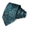Gravata Masculina Logotipo Personalizado Gravata Paisley Vermelha Casamento Noivo Gravata de Alta Qualidade Amarrada à Mão para Homens