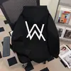 Sudadera con capucha estilo concierto de Alan Walker para Otoño e Invierno, Sudadera con capucha Unisex, Holgada, Engrosada, Chaqueta de Forro Polar, Ropa