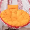 Almofada de assento para cesta suspensa, almofada de balanço para cadeira suspensa, almofada para cadeira de balanço de rattan, almofada de assento integrada espessa, transfronteiriça, almofada de assento removível e lavável