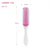 Costillas de Cerdo Peine de Nueve Filas Peine de Cabello Desmontable Masajeador para Estilistas Peine para Cabello Liso Herramienta de Peluquería