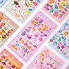 Adesivo de Desenho Animado 3D Embossado Fofo Adesivo Decorativo Infantil Adesivo de Bolha Meninas Criativas Alunos do Ensino Fundamental Pequeno Presente