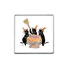 Broche de Calabaza de Halloween Gato Negro Insignia de Metal Accesorios para Ropa Pin de Solapa Patrón Geométrico Redondo Venta al por Mayor de Fábrica