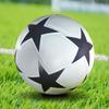 Tamaño Personalizado por el Fabricante 1/2/3/4/5 Balón de Fútbol, Balón de Fútbol de Cuero para Campos de Entrenamiento Escolar, Balón de Entrenamiento para Competición de Adultos