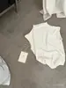 Camiseta sin mangas XIA'X de verano para chica, estilo coreano, simple, versátil, cuello medio, manga corta abullonada pequeña, color liso, para llevar en capas o como prenda exterior con un hermoso diseño en la espalda