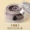 Hilo de algodón retorcido a mano estilo Tíbet con detalles dorados, cordón no elástico para manualidades y abalorios, directo del fabricante