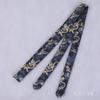 Banda para el cabello Hanfu, accesorios antiguos para el cabello, cinta para el cabello con borlas, cuerda para el cabello, cinta de algodón bronceada, diadema, cinturón para disfraz antiguo