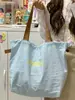 Pingente de Mochila Escolar Bonito para Estudante, Bolsa de Mão Fofa em Lona de Nylon Estilo Ins, Bolsa Tote, Bolsa de Ombro