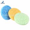 Esponja de pulpa de madera de color redondo para limpieza de soldador, esponja para limpieza de aceite antiadherente, esponja de pulpa de madera para lavar platos