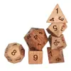 Dados de Madera DND Adecuados para varios juegos de mesa Juegos de Rol Dungeons & Dragons Regalos de Navidad
