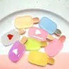 Accesorios de resina de paleta luminosa hechos a mano creativos pegamento de crema DIY pasador funda de teléfono móvil decoración de pegatina de refrigerador material