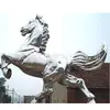 Fábrica de Esculturas de Cabelo Hengbao Conjunto Várias Esculturas de Alumínio Fundido Cavalo de Alumínio Fundido Praça Escultura de Alumínio para Paisagismo Grande