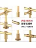 Prateleira de Armazenamento Redonda de Tubo de Liga de Alumínio Minimalista e Luxuosa, Prateleira Suspensa, Coluna Decorativa de Exibição de Piso, Estante