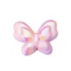 Colorido bowknot frisado banhado a alta transparente acrílico celular cadeia chaveiro tridimensional material decorativo jóias DIY