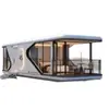 Especializado para Uso en Zonas Turísticas, Casa Espacio Cabina de Manzana, Una Recámara y Una Sala de Estar con Baño, Estructura Prefabricada, Resistente a Terremotos y a Prueba de Viento